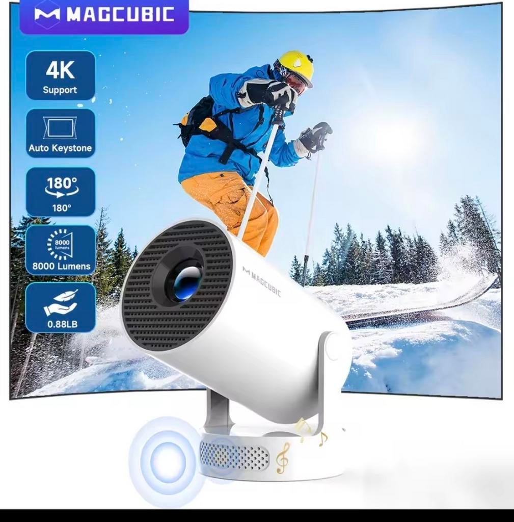 Magcubic projector HY300 Pro+ 8000 lumen, Ophalen of Verzenden, Zo goed als nieuw, LED, Full HD (1080)