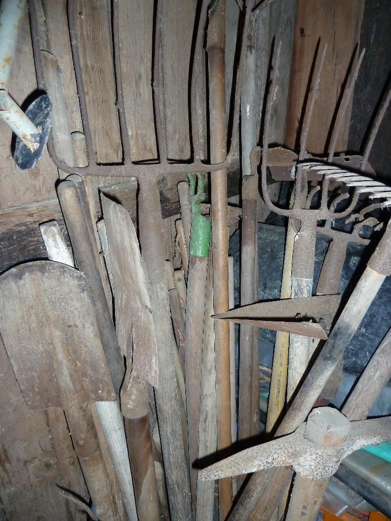 Tuingereedschap, Ophalen, Gebruikt