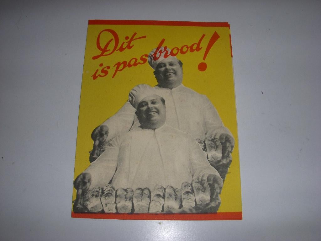 TOP folder Paul C. Kaiser ' Dat is pas Brood ! ' jaren 30, Folder, Ophalen of Verzenden, Zo goed als nieuw, Paul C. Kaiser brood