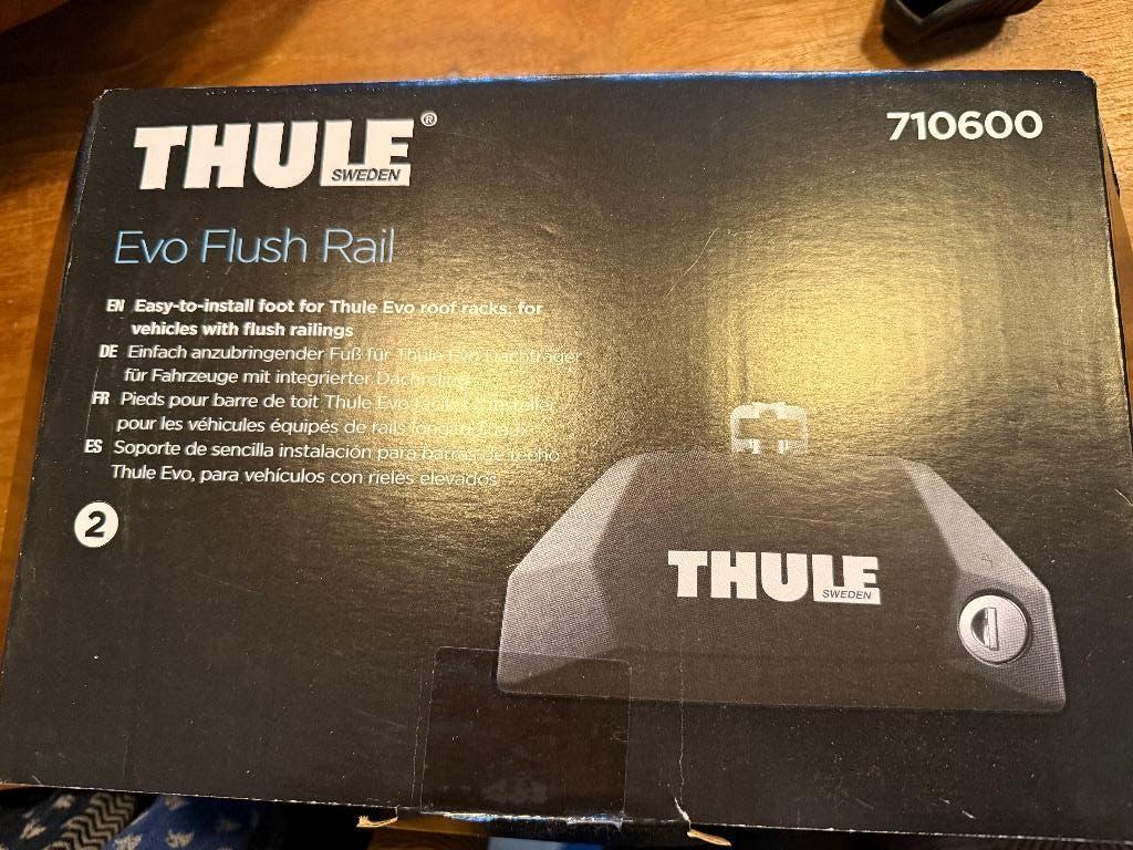 Thule 710600 Evo Rail voeten voor BMW met dakrail, Auto diversen, Dakdragers, Ophalen, Zo goed als nieuw