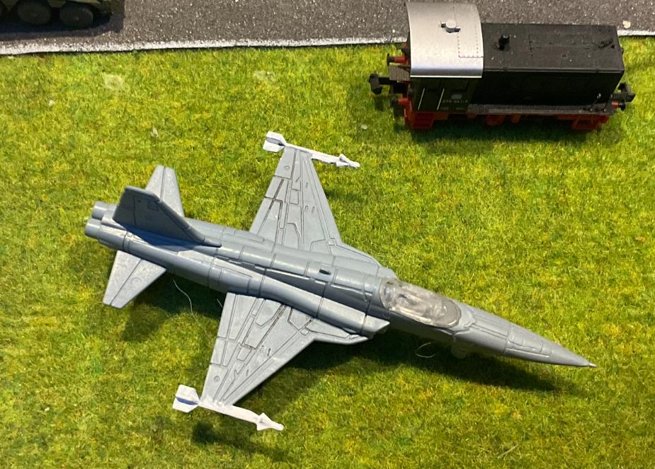 Nf 5 straaljager bouwpakket passend bij N spoor., Ophalen of Verzenden, Nieuw