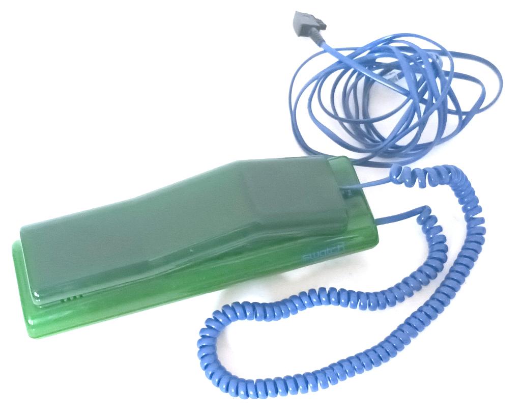 Retro Design Telefoon SWATCH Twinphone DeLuxe jaren 1980/90, Ophalen, Gebruikt