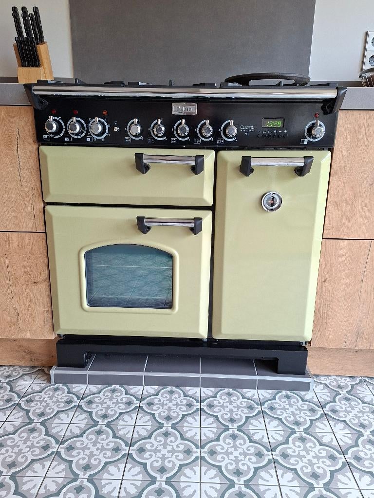 Falcon classic deluxe  gasfornuis 90 cm, Witgoed en Apparatuur, Fornuizen, Ophalen, Gebruikt, 60 cm of meer, Gas