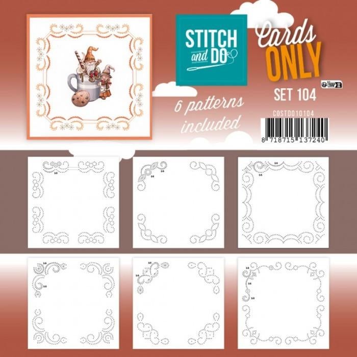 Stitch and Do Cards only 104 en 6 verschillende oplegkaartje, Hobby en Vrije tijd, Kaarten | Zelf maken, Blanco kaart of Basiskaart