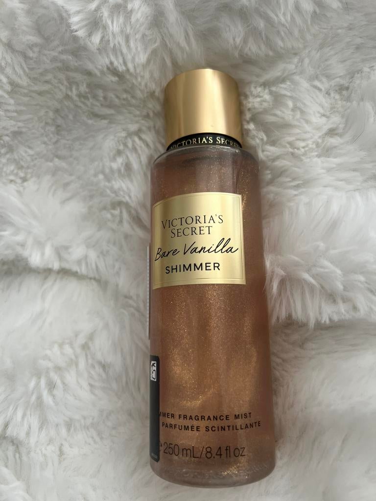 Victorias secret shimmer body mist bare vanilla, Ophalen, Zo goed als nieuw