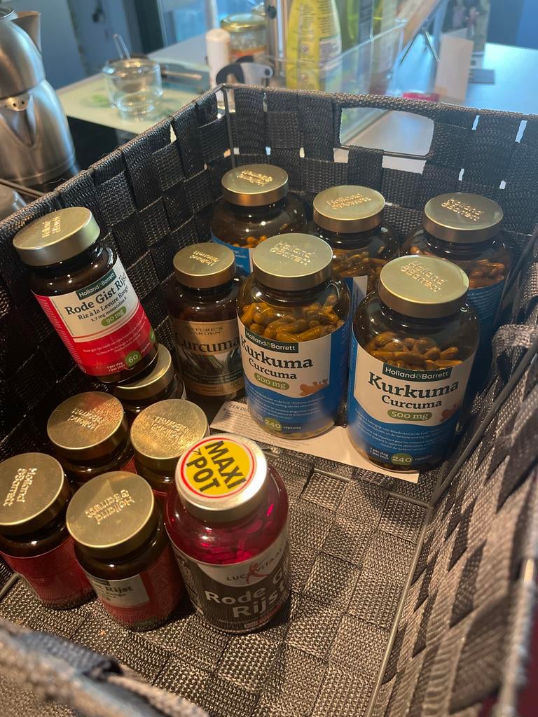 Diverse supplementen: Kurkuma, Rode Gist Rijst en meer, Ophalen of Verzenden, Nieuw, Overige typen