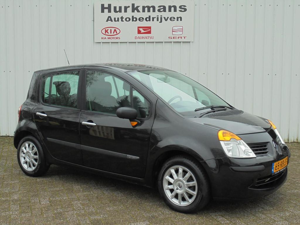 Renault Modus 1.6 16V AUTOMAAT 124.158 KM ! SCHERPE PRIJS, Stof, Gebruikt, Zwart, 4 cilinders