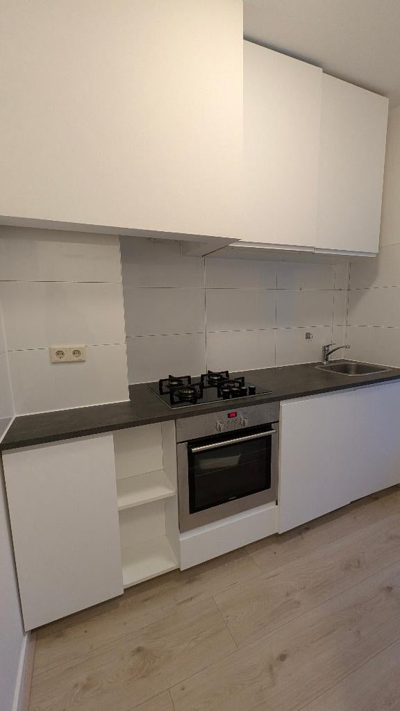 Keuken, Ophalen, Gebruikt, Wit, Enkelwandige keuken