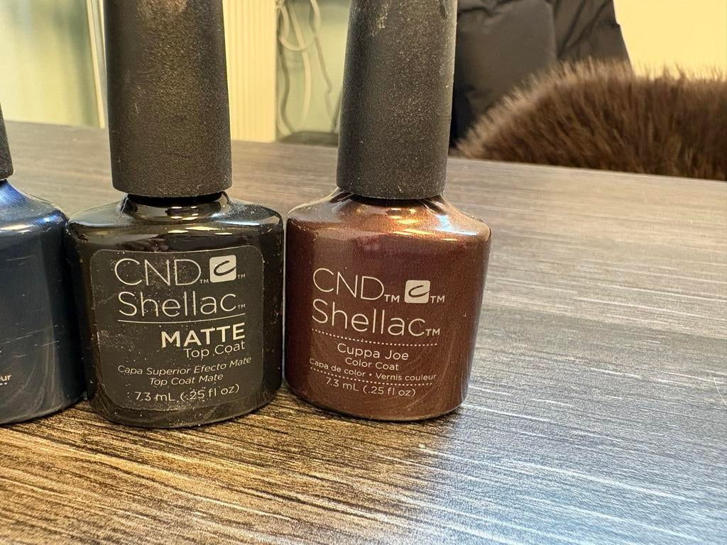 CND Shellac Gelnagellak - Diverse Kleuren en Top Coat, Sieraden, Tassen en Uiterlijk, Uiterlijk | Cosmetica en Make-up, Blauw