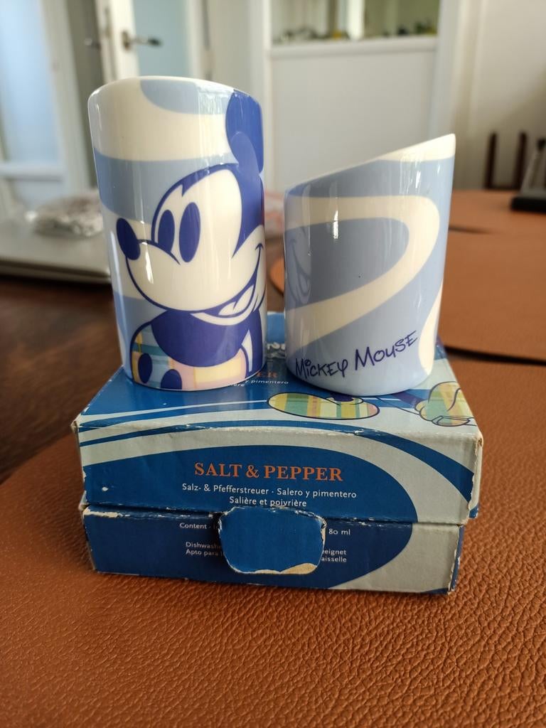 Mickey Mouse peper en zout stel, Ophalen of Verzenden