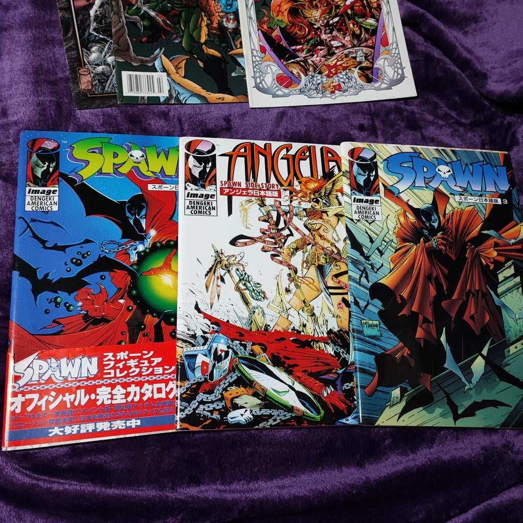 6 Image Comics Spawn, Angela, Violator - Diverse Uitgaven, Gelezen, Amerika, Todd McFarlane, Ophalen of Verzenden