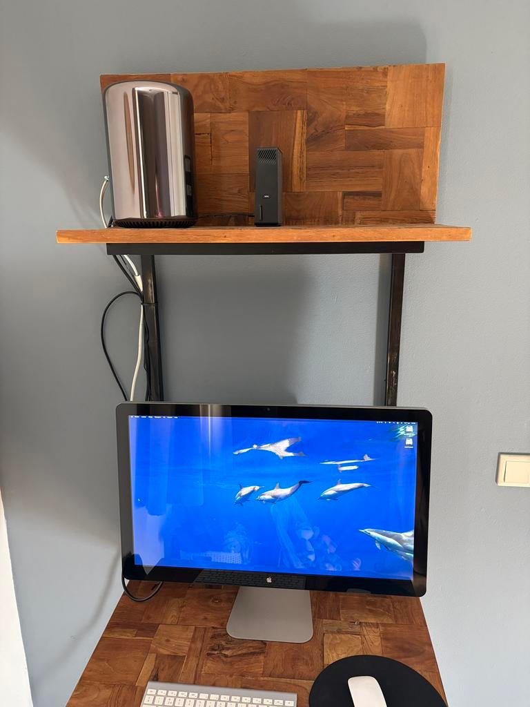 Mac Pro D500 compleet met Thunderboltdisplay, Computers en Software, Apple Desktops, Gebruikt, Mac Pro, SSD, 3 tot 4 Ghz, 64 GB of meer