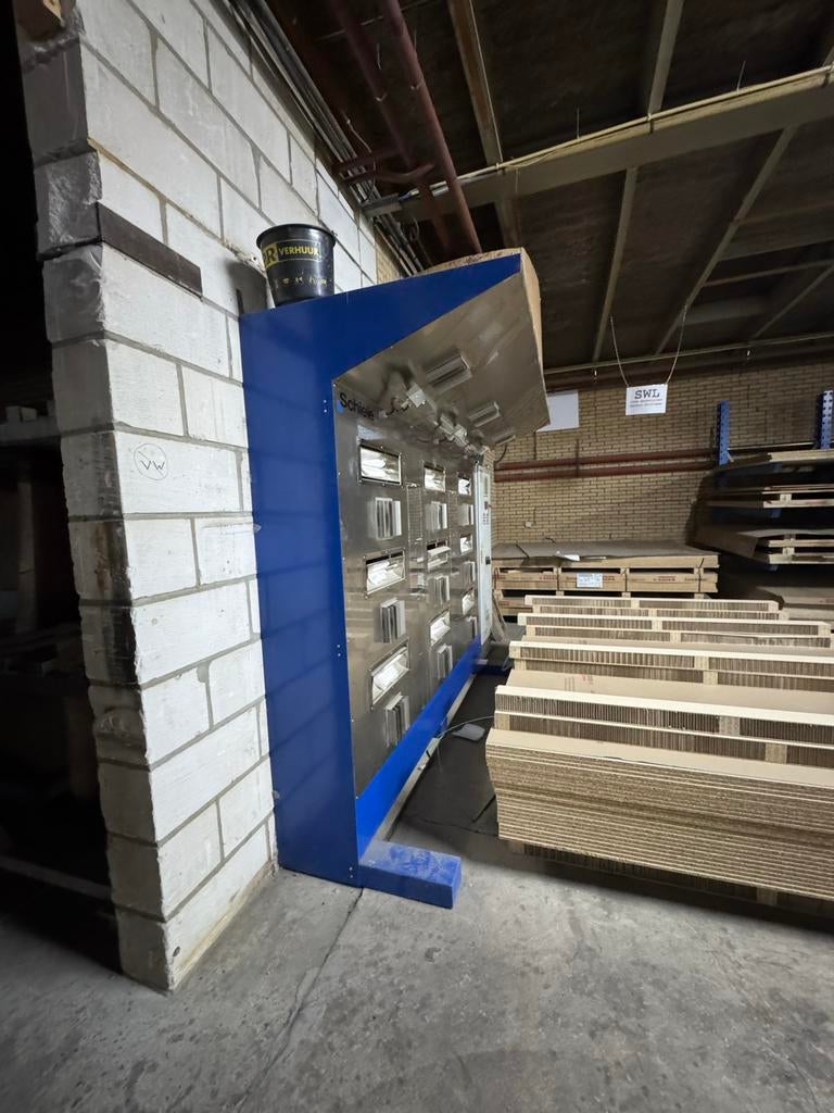 Schiele infrarood droogwand, Ophalen