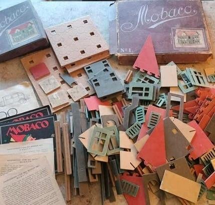 Oude MOBACO bouwdozen GEZOCHT, Ophalen of Verzenden