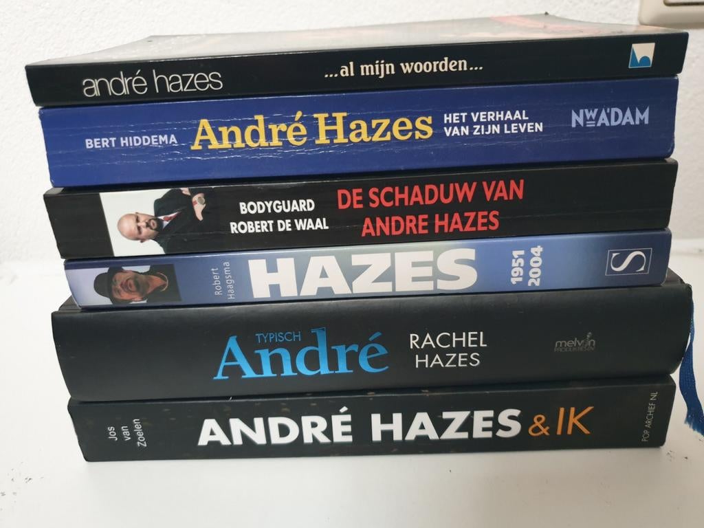 André Hazes Boekenpakket - 6 biografieën en verhalen, Ophalen of Verzenden, Gelezen