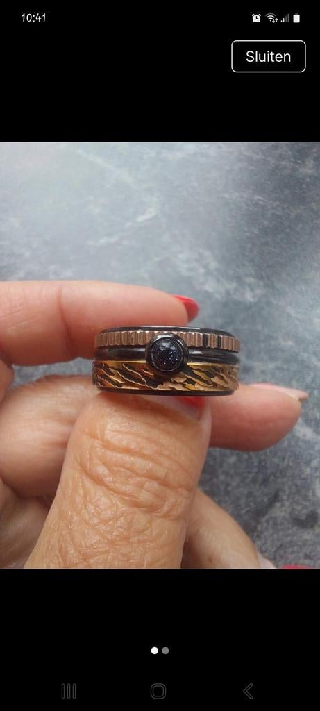 Ixxxi ring, maat 19,5, Ophalen of Verzenden, Nieuw, 19 tot 20, Dame