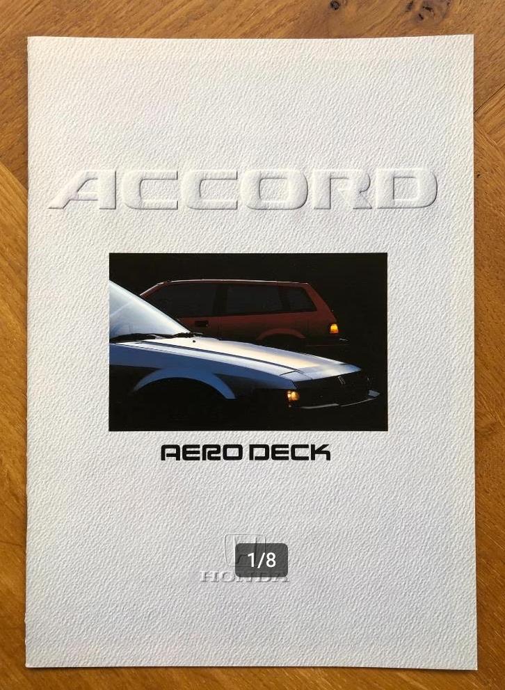 Honda Accord Aero Deck folder 1986, Honda, Verzenden, Nieuw, Honda