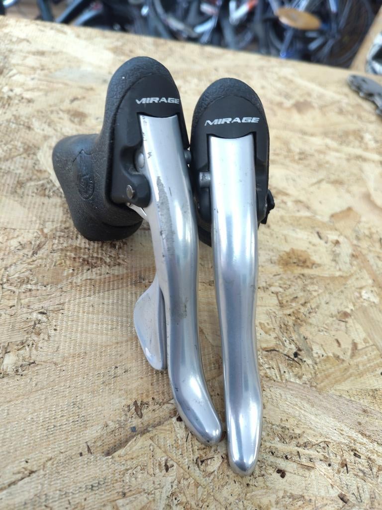 Campagnolo Mirage 3x9 speed shifters, Fietsen en Brommers, Fietsonderdelen, Gebruikt, -, -, Campagnolo