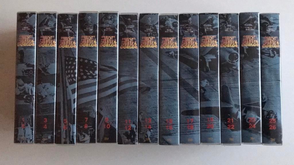 13 VHS video serie “Bericht van de Tweede Wereldoorlog”, Alle leeftijden, Ophalen of Verzenden, Zo goed als nieuw