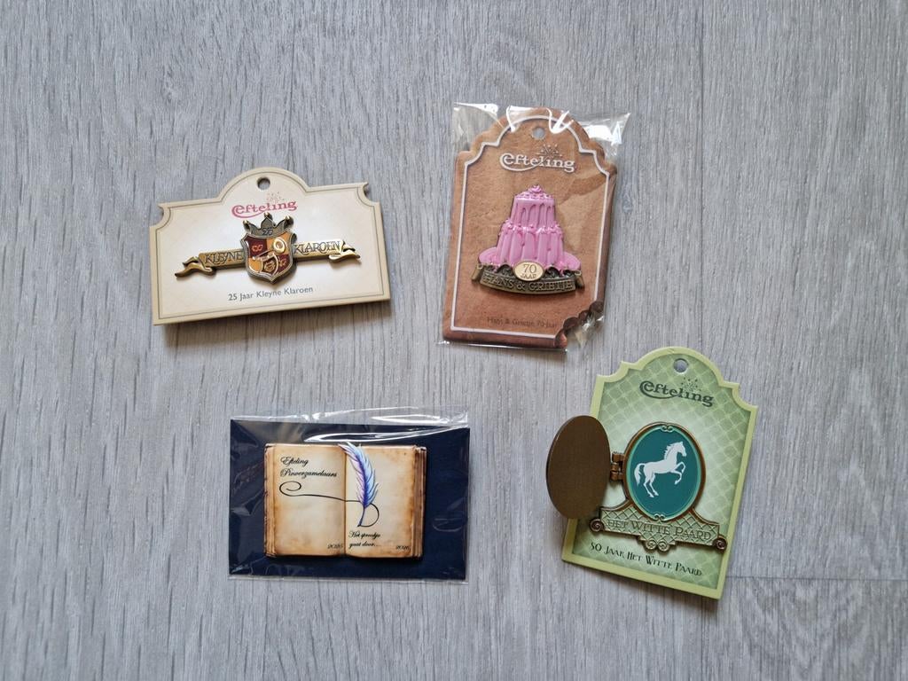 Nieuwe Efteling pins, Verzamelen, Ophalen of Verzenden, Nieuw, Button of Speldje