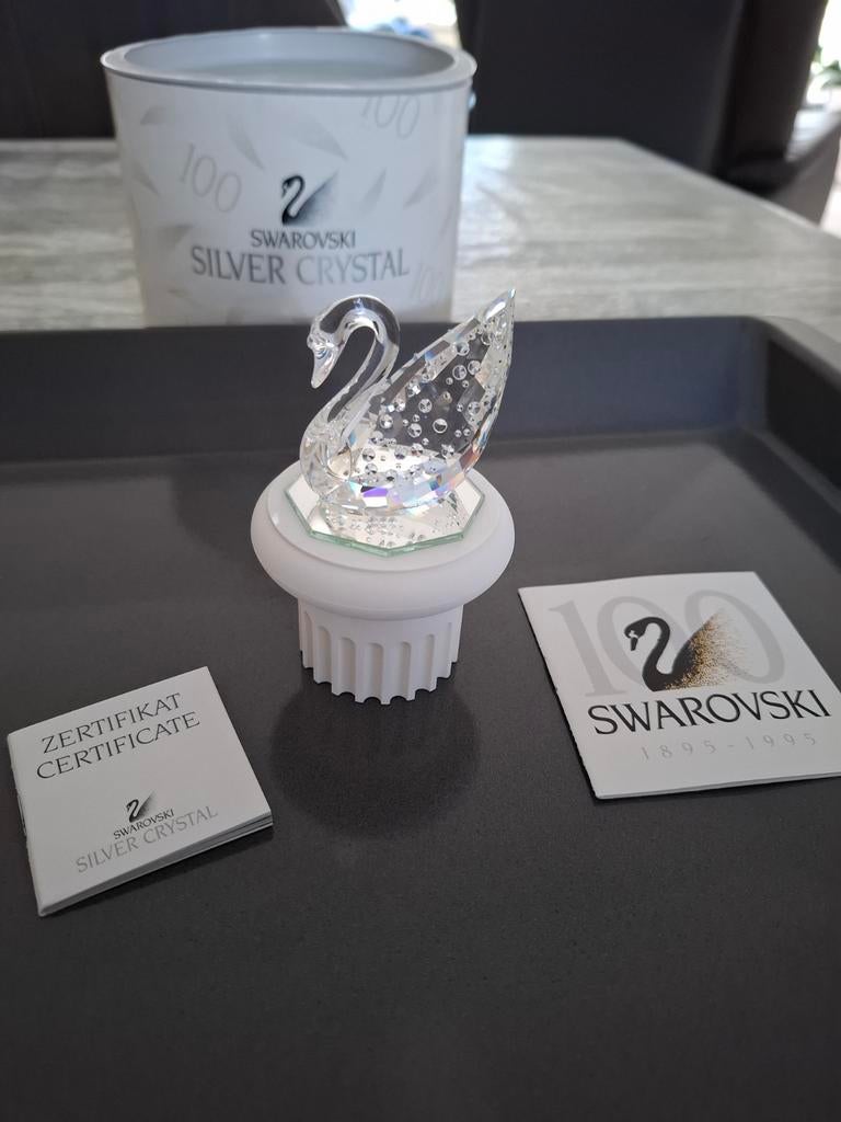 Swarovski jubileum zwaan, Verzamelen, Swarovski, Ophalen of Verzenden, Zo goed als nieuw, Figuurtje