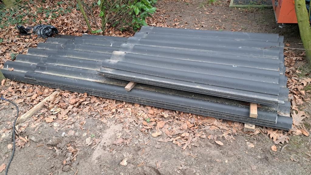 Dakplaten Golfplaten, Ophalen, Overige materialen, Gebruikt, 15 m² of meer