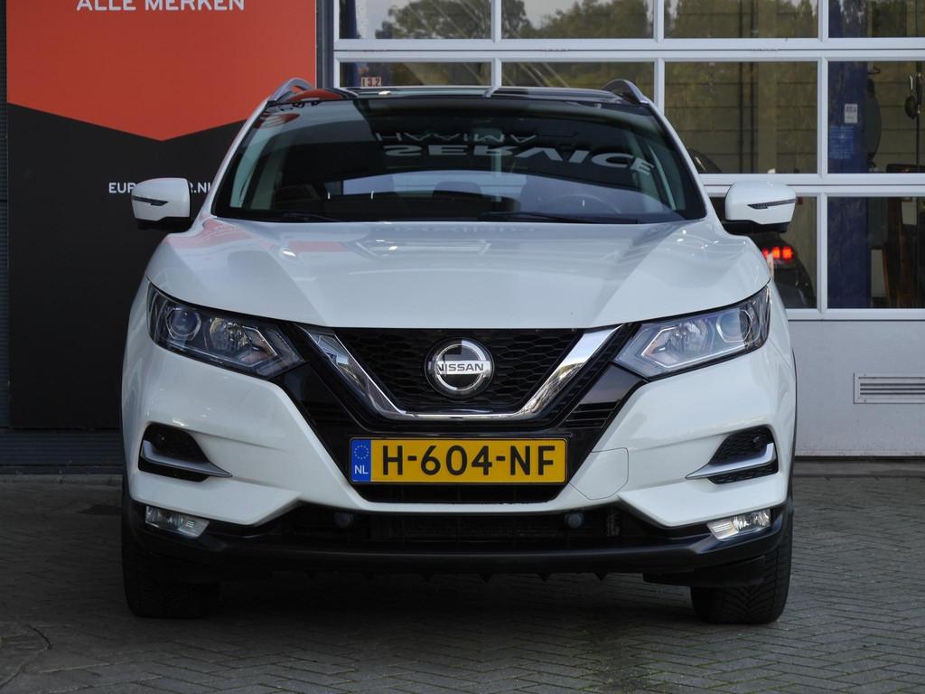Nissan Qashqai 1.2 N-Connecta | Panoramadak | Trekhaak | Par, Voorwielaandrijving, Stof, Gebruikt, 4 cilinders