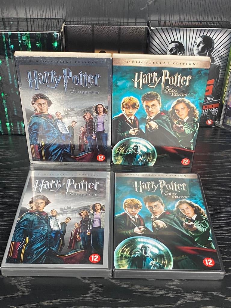 Harry Potter 4 & 5 DVD Boxset – Slipcase – Compleet, Vanaf 12 jaar, Ophalen of Verzenden, Zo goed als nieuw, Fantasy
