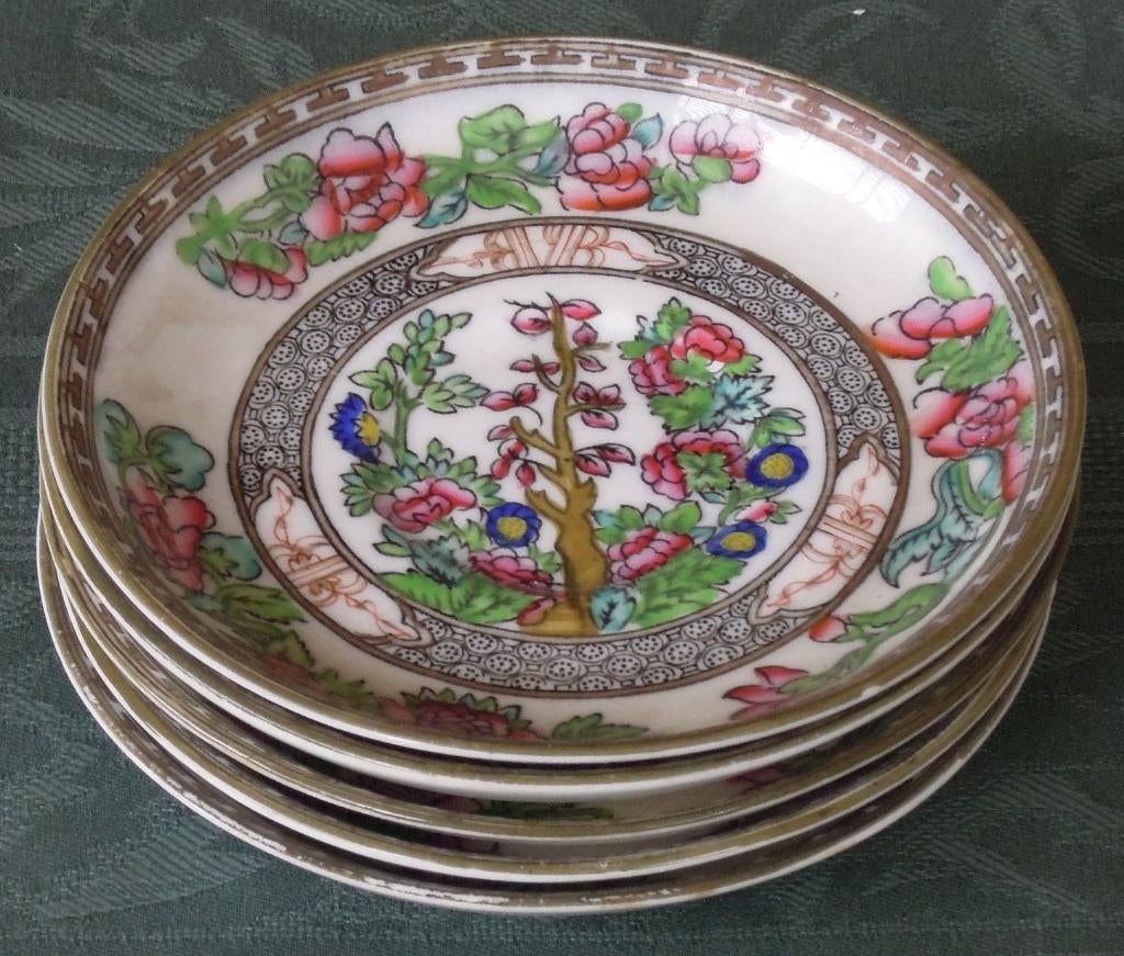 Nr I392: 5 Losse schotels Indian Tree, Antiek en Kunst, Ophalen of Verzenden