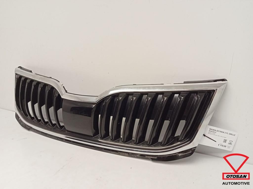 Skoda Octavia 3 Facelift 2017+ Grille Grill 5E0853653C, Skoda, Skoda Auto a.s., Gebruikt, Infoline@skoda-auto.cz