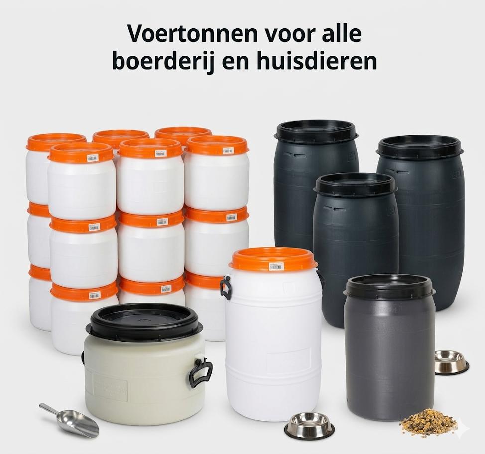 Voertonnen, Meerdere dieren, Schaap