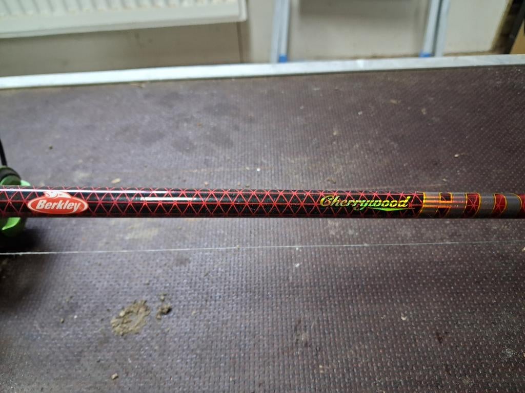 Berkley spinhengel met molen, Watersport en Boten, Hengelsport | Roofvissen, Ophalen of Verzenden, Gebruikt, Molen