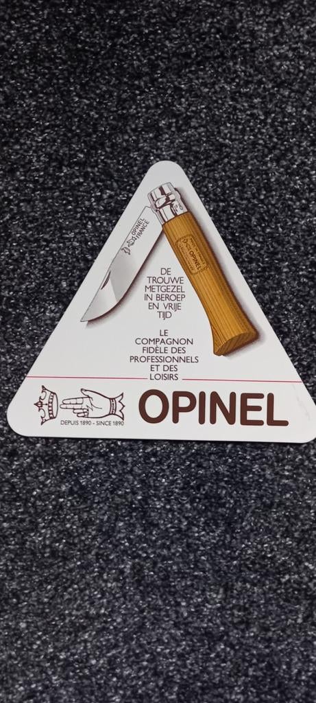 Opinel Sticker - Nieuw, Ophalen of Verzenden, Nieuw, Gebruiksvoorwerp