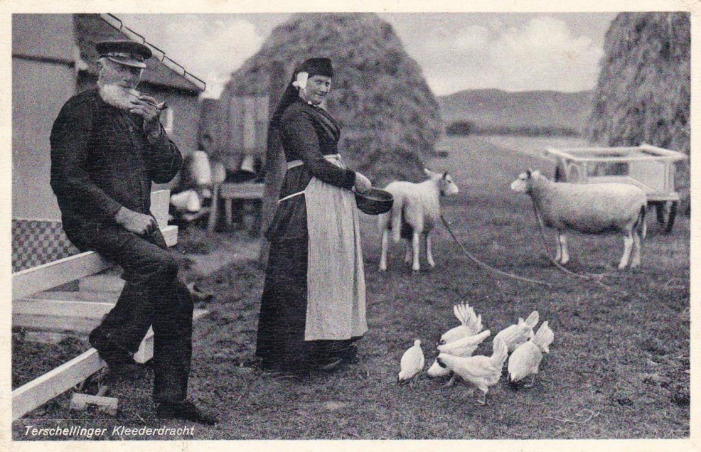 05933 Terschelling - Terschellinger kleederdracht, Verzenden, 1920 tot 1940, Gelopen, Waddeneilanden