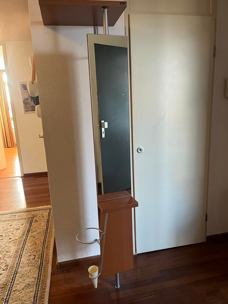 Kapstok met spiegel, Gebruikt, 150 tot 200 cm, Hout, Ophalen