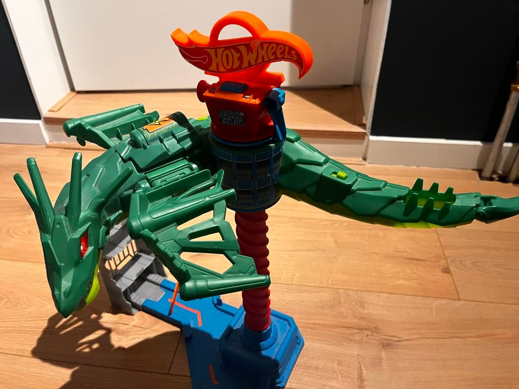 HotWheels Drakenbaan, Racebaan, Ophalen of Verzenden, Zo goed als nieuw, Hot Wheels