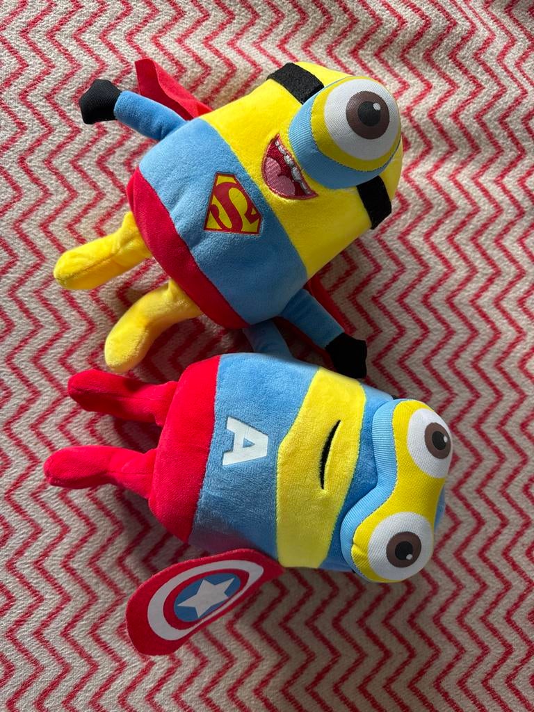 Minion Superheld Knuffels - Set van 2, Ophalen of Verzenden, Zo goed als nieuw, Overige typen