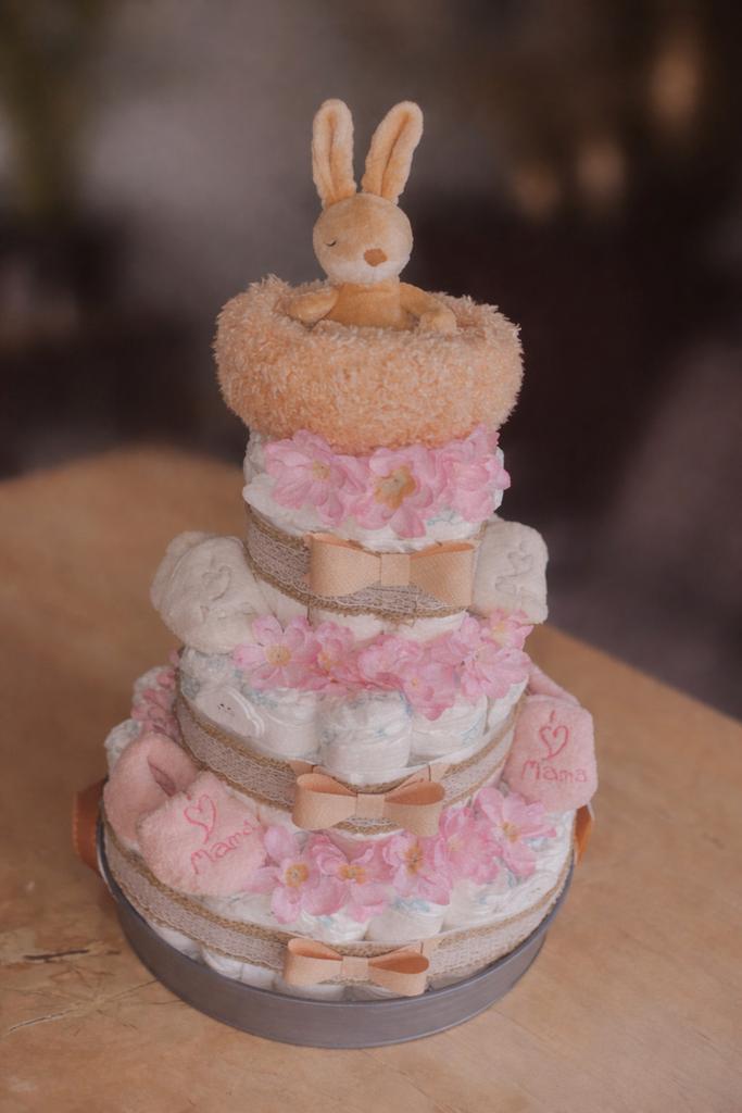 Luiertaart kraamcadeau, Ophalen of Verzenden, Zo goed als nieuw, Kraamcadeau