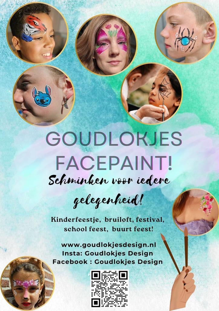 Schminken op een (kinder)feestje, Schmink- of Themafeestjes