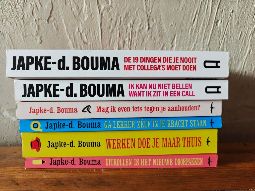 6 Boeken van Japke D. Bouma., Ophalen of Verzenden