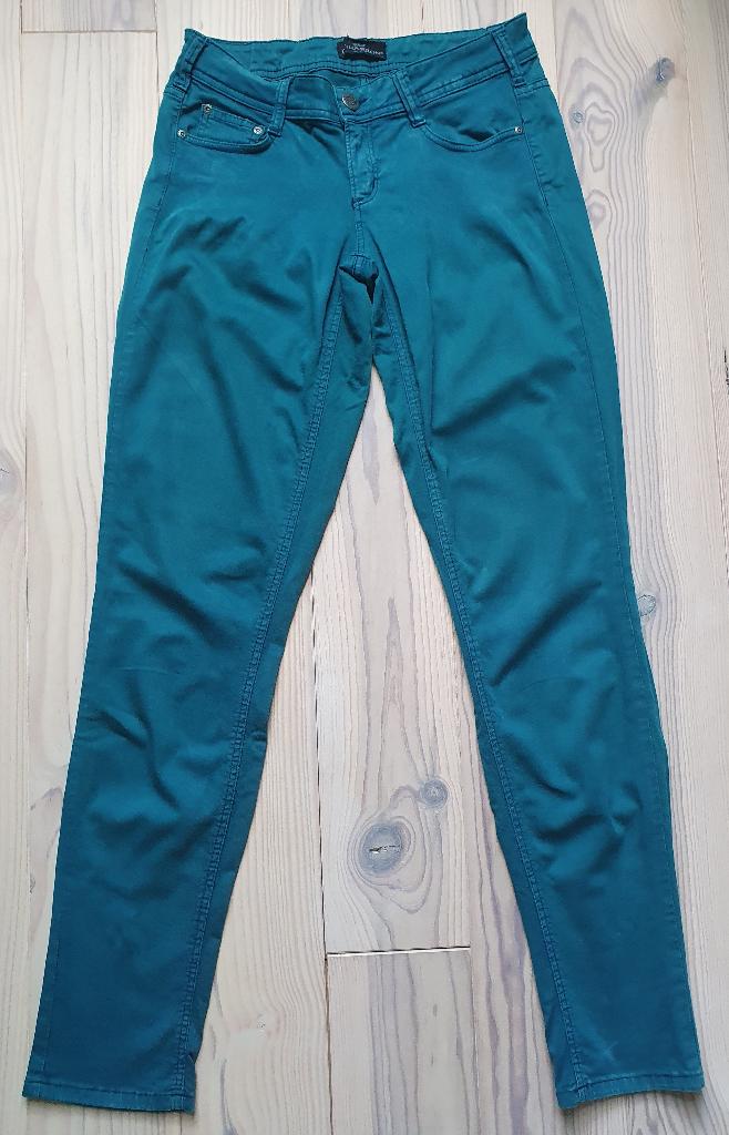 Mooie groene/ petrol broek van Cimarron (Spanje), mt 36, Kleding | Dames, Verzenden, Cimarron, Maat 36 (S), Lang