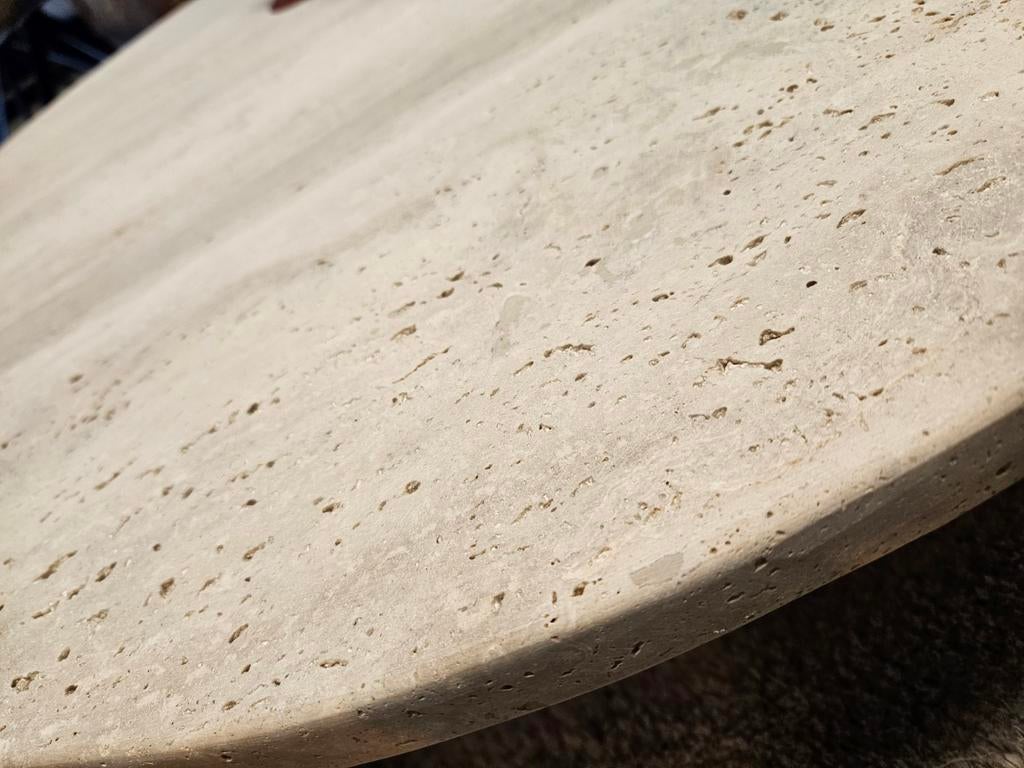 Salontafel travertin rond Haans, 50 tot 100 cm, Rond, Nieuw, Minder dan 50 cm