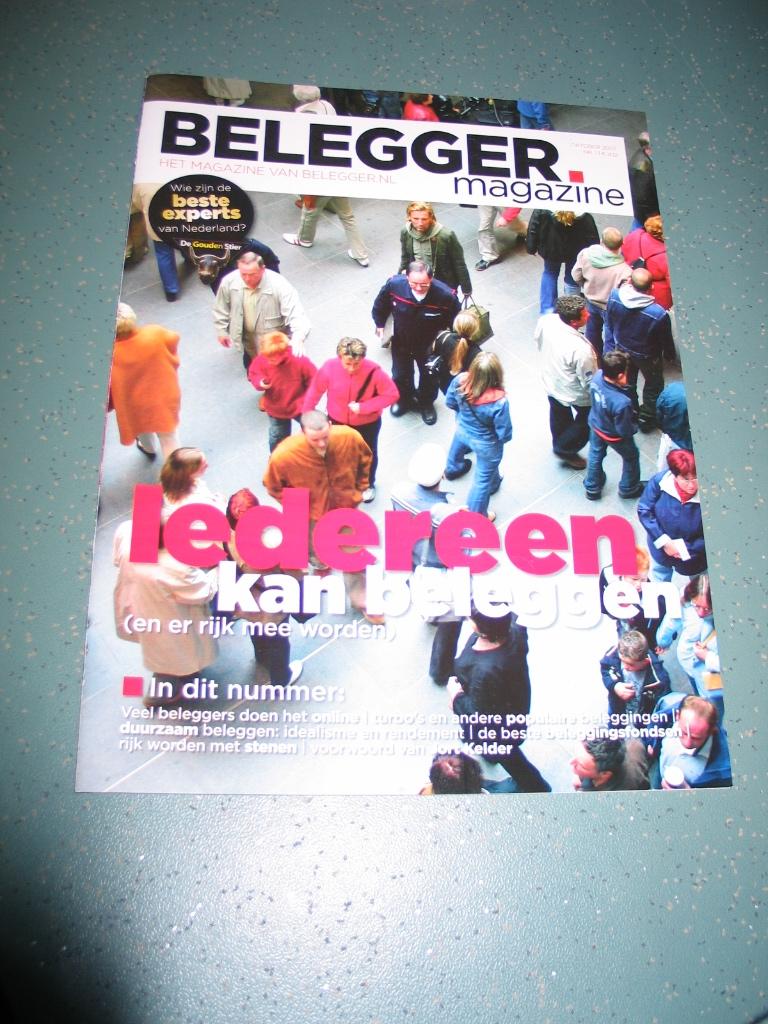 Belegger magazine, Ophalen of Verzenden, Zo goed als nieuw, Geld en Beleggen