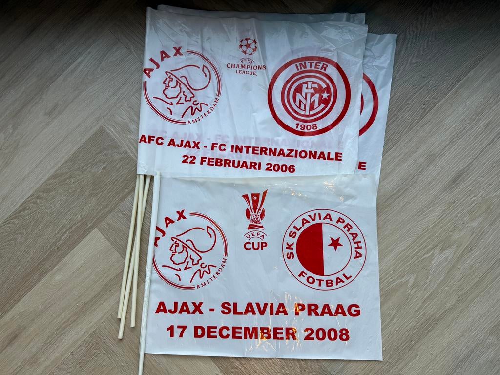 Ajax stadion vlaggen deel 12 - 2008, Ophalen of Verzenden, Zo goed als nieuw, Ajax