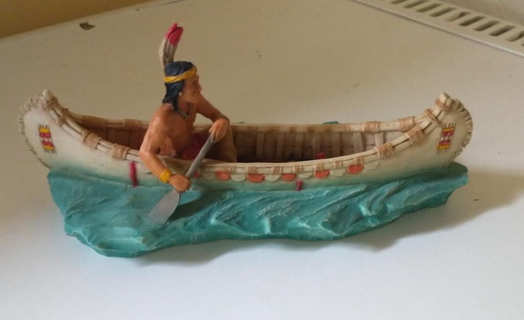 Hiawatha Indianenbeeld van Castagna, Verzamelen, Beelden en Beeldjes, Ophalen, Gebruikt, Mens