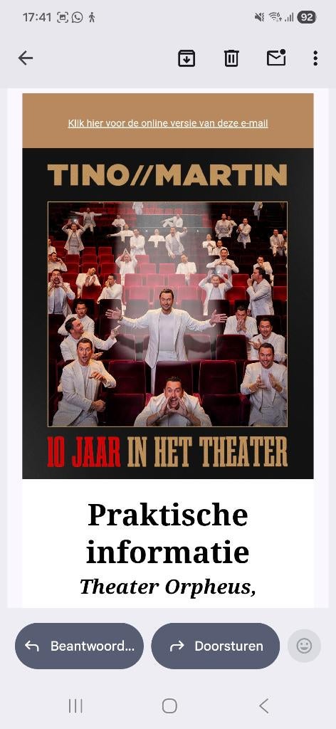 Concert kaartjes Tino Martin, Tickets en Kaartjes, Twee personen, Februari, Levenslied