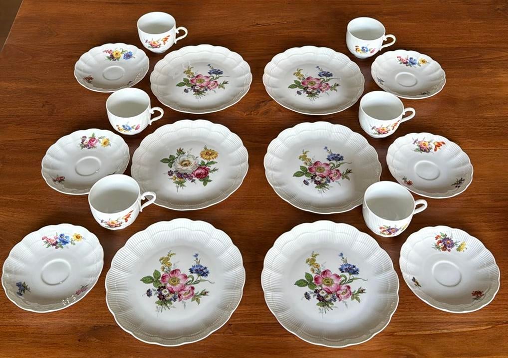 Kaiser Romantica 6 persoons ontbijtset, Huis en Inrichting, Keuken | Servies, Ophalen of Verzenden, Zo goed als nieuw, Overige stijlen