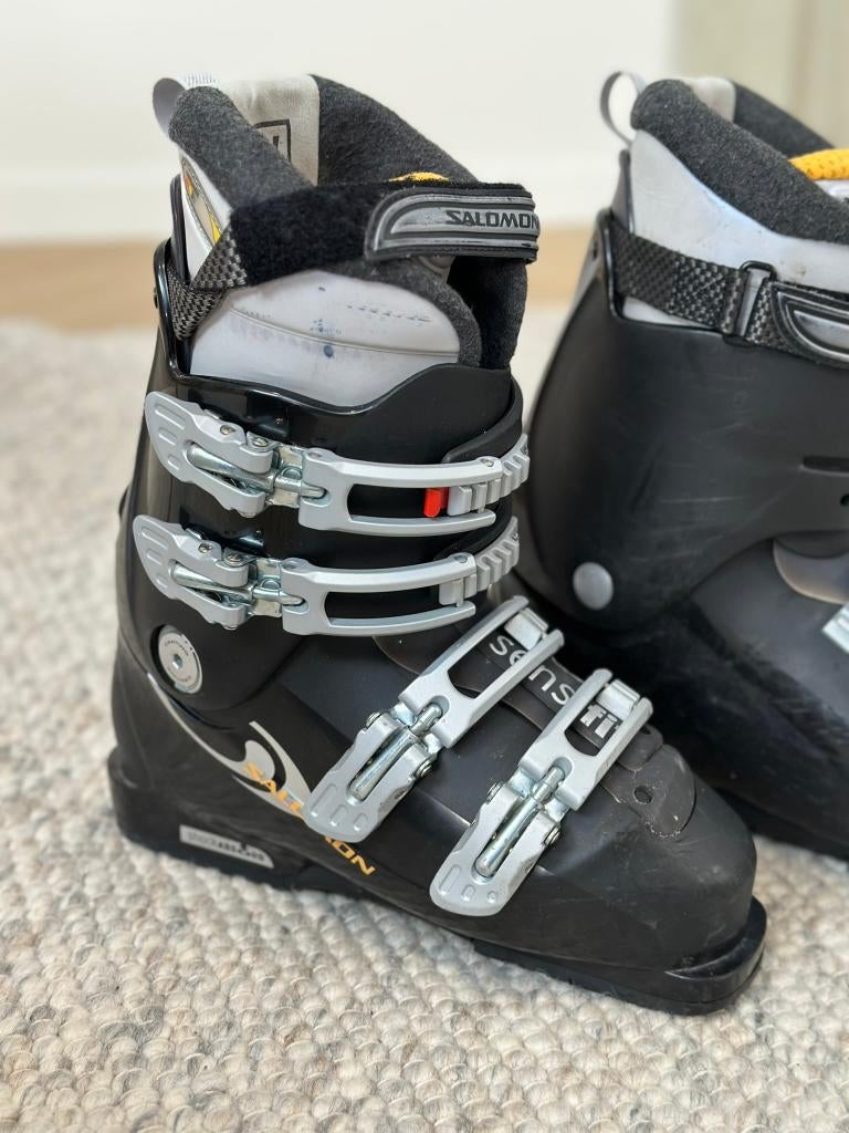 Salamon skischoenen sensifit maat 40 1/3 Flex 65-70, Sport en Fitness, Skiën en Langlaufen, Gebruikt, Schoenen, Skiën, Salomon