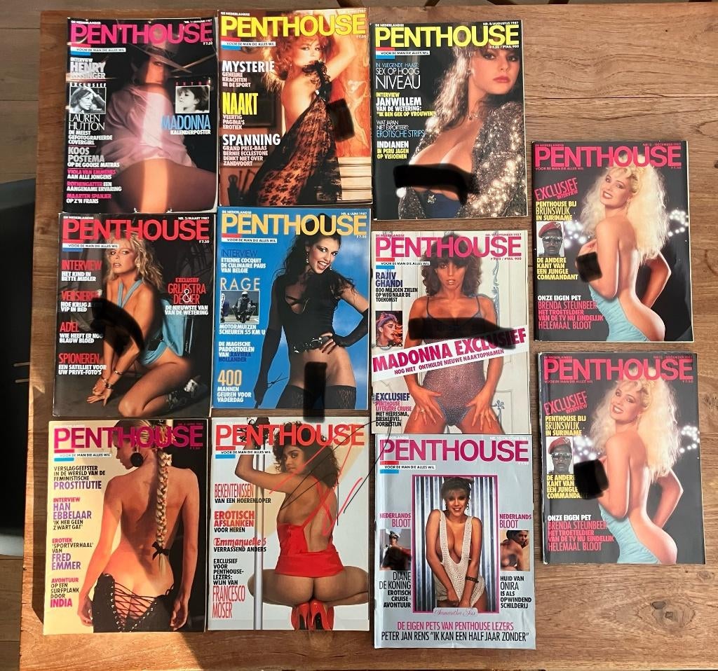 penthouse 1987, Ophalen of Verzenden, Gelezen, Overige typen