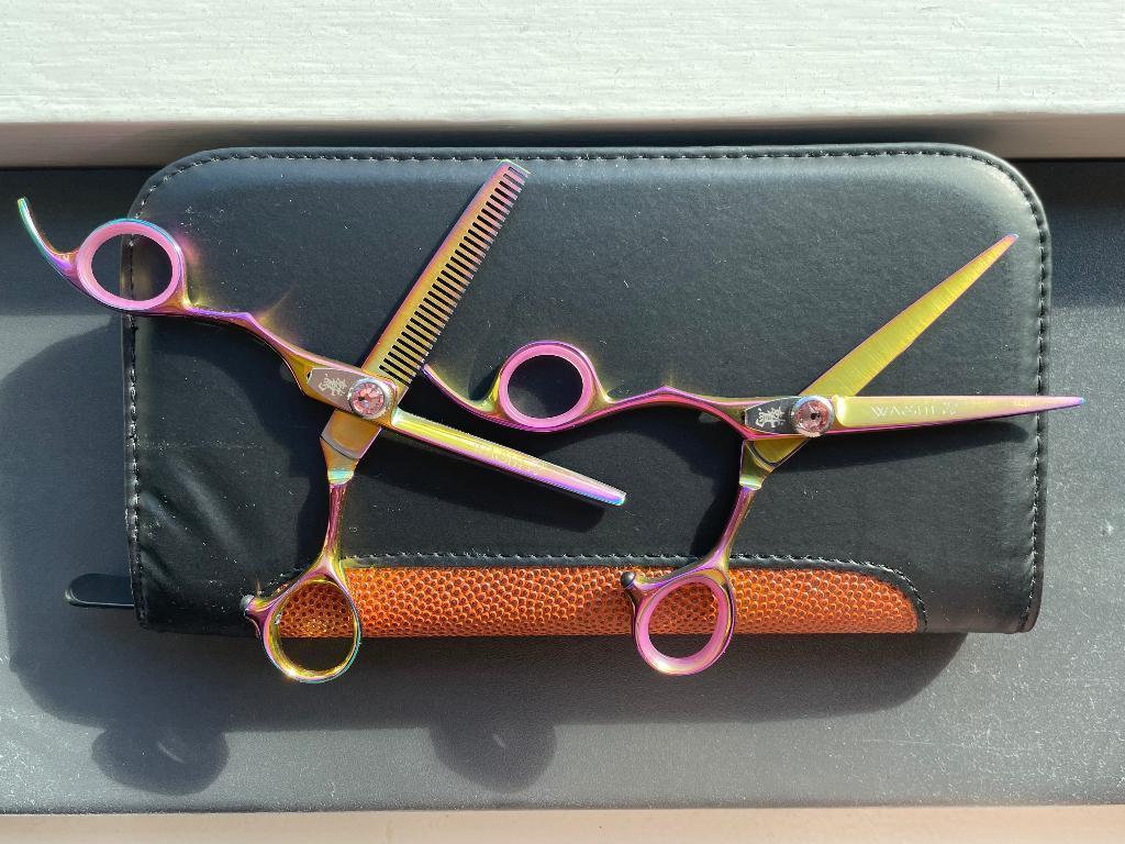 Kappersschaar links set 5.5inch, Ophalen of Verzenden, Nieuw, Overige typen